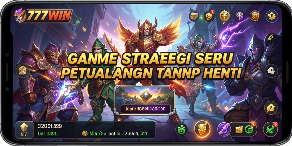 Tampilan gameplay menarik di 777WIN dengan strategi mendalam.