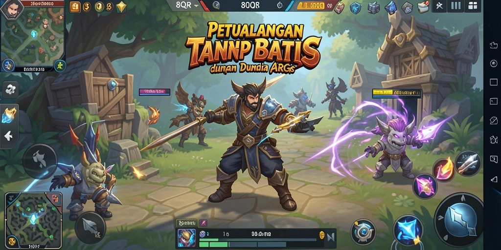Tampilan menakjubkan dari gameplay ARPG penuh aksi.