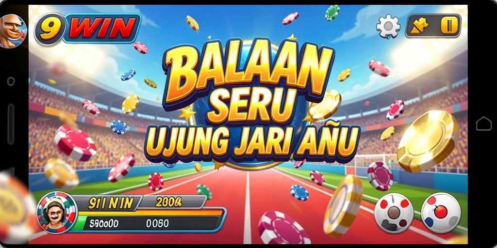 Screenshot gameplay balapan mendebarkan di 9WIN.